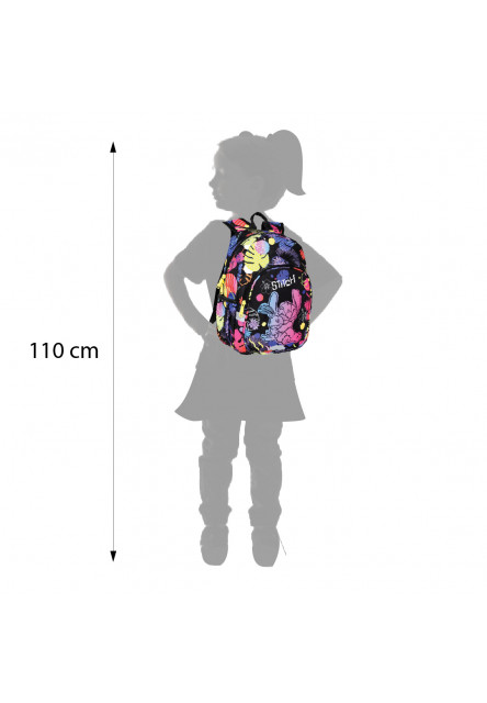 Dětský batoh Toby 33 cm Stitch Black