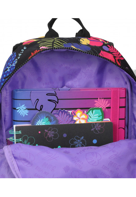 Dětský batoh Toby 33 cm Stitch Black