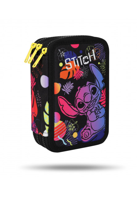 Penál Jumper třípatrový Stitch Black