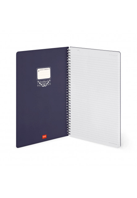 Zápisník Legami Lined Spiral-Bound Notepad - Spiral Notebook - Maxi - Moth