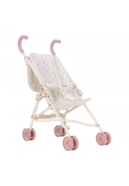 Kočárek pro panenky golfky skládací Soft Flowers