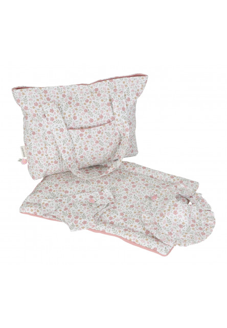 Přebalovací taška pro panenky Soft Flowers