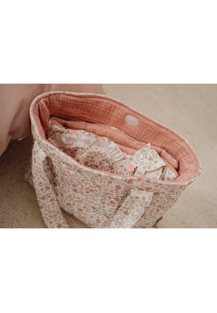 Přebalovací taška pro panenky Soft Flowers