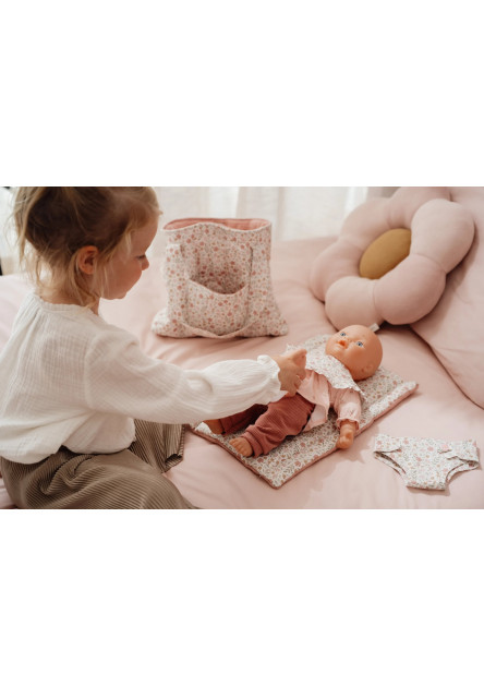 Přebalovací taška pro panenky Soft Flowers