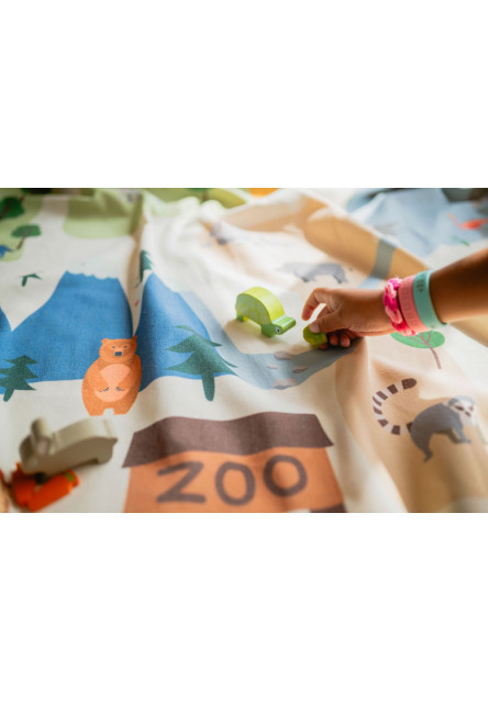Soo Úložný koš s podložkou Zoo