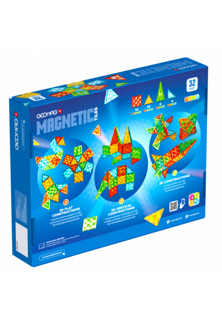 Magnetic Tiles Raketa 32 dílků