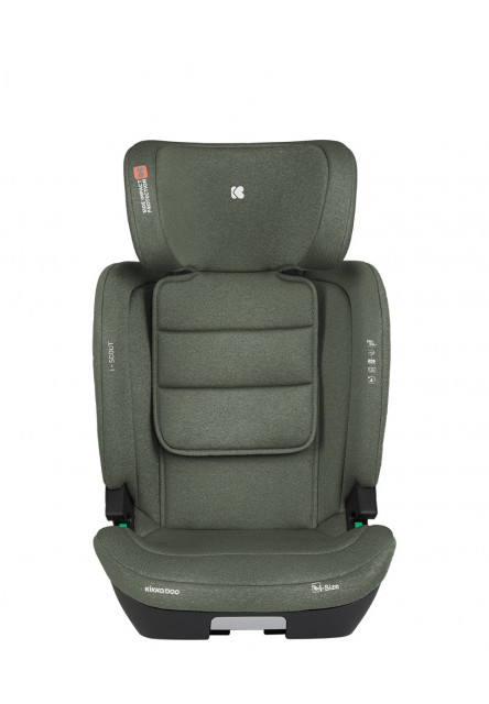 Autosedačka 100-150 cm i-Scout i-SIZE Army Green