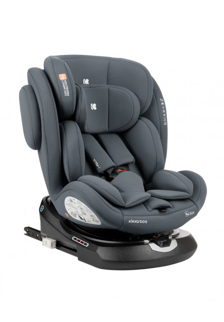 Autosedačka 40-150 cm i-Felix i-SIZE Dark Grey KikkaBoo