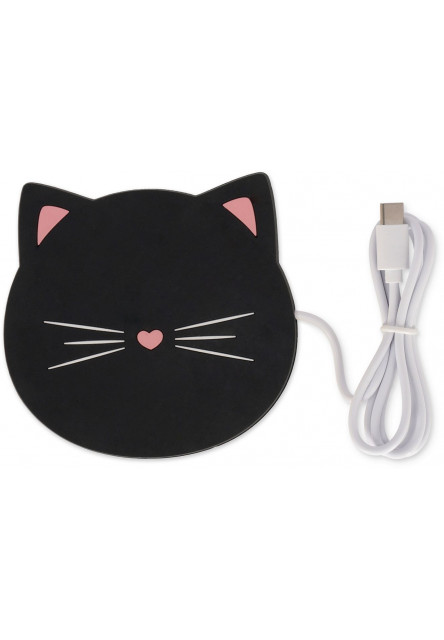 Ohrievací USB podtácka Legami Type-C Cable Mug Warmer - Warm It Up - Kitty