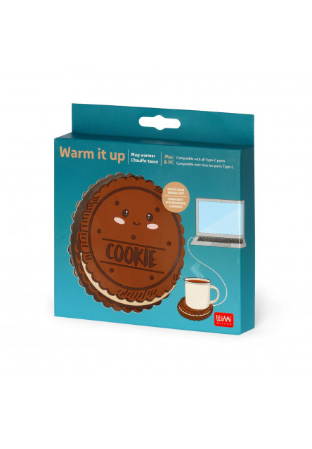 Ohrievací USB podtácka Legami Type-C Cable Mug Warmer - Warm It Up - Cookie