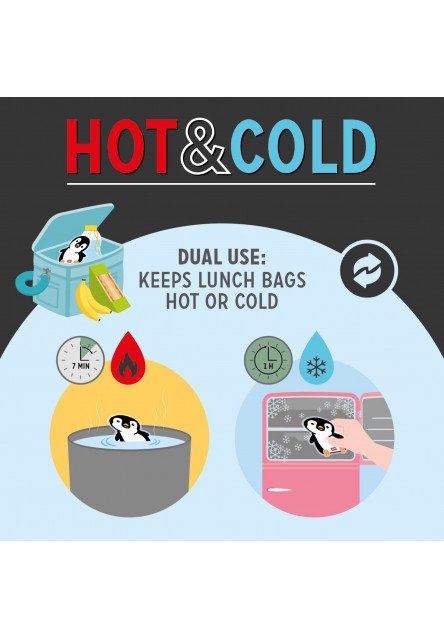 Hrejivý vankúšik Legami Hot & Cold - Gel Pack - Penguin