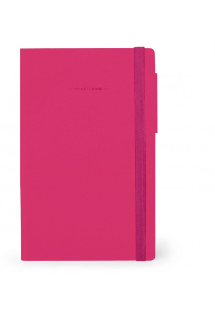Zápisník Legami Plain Notebook - My Notebook - Medium - Raspberry