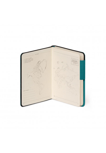 Zápisník Legami Lined Notebook - My Notebook - Small - Malachite Green
