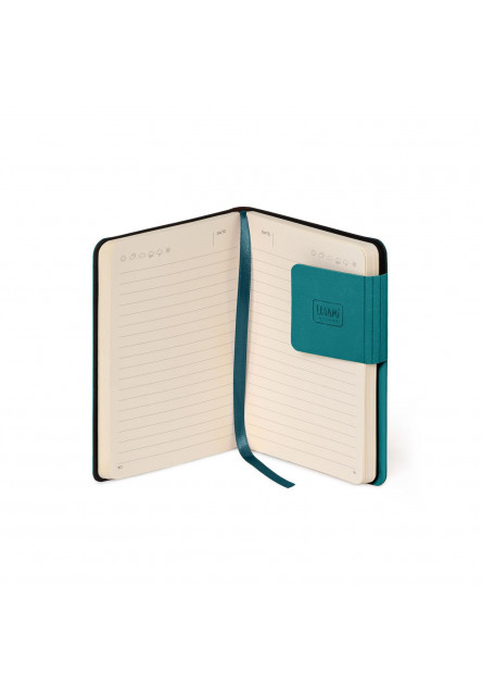 Zápisník Legami Lined Notebook - My Notebook - Small - Malachite Green
