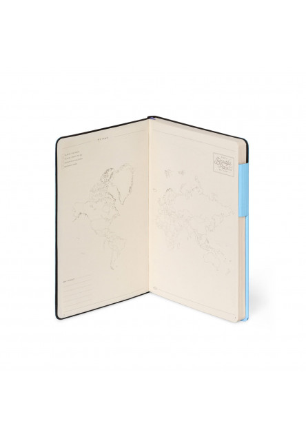 Zápisník Legami Lined Notebook - My Notebook - Medium - Aura