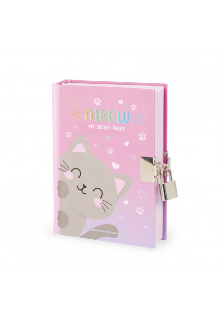 Denník na zámok Legami Secret Diary With Padlock - My Secret Diary - Kitty