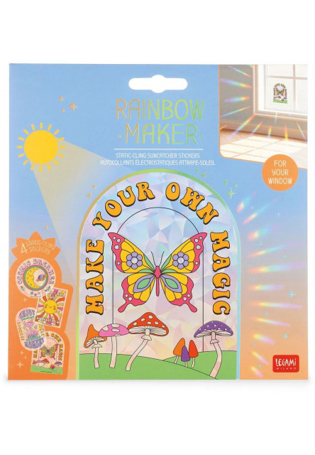 Samolepky na okná Legami Rainbow Maker - Groovy