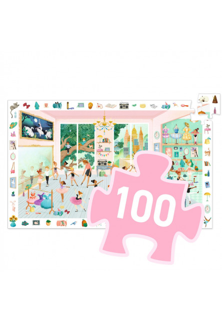 Objavovacie puzzle: Tanečná škola (100 dielov)