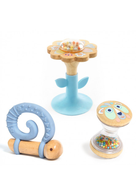 BabyGifti: darčeková sada hrkálok a hryzátka