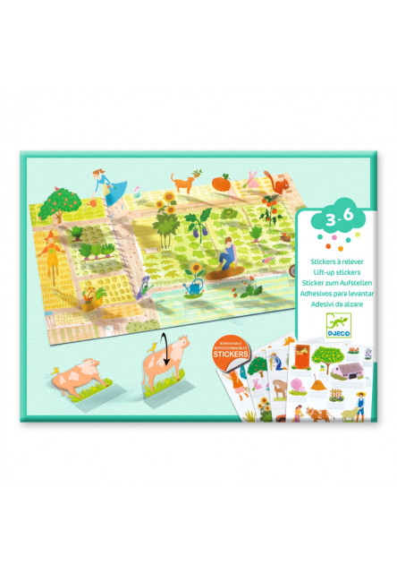 Farma: Zdvíhacie odnímateľné samolepky