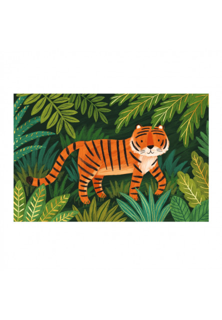 Zvieratká z džungle: 8 pozvánok & samolepky