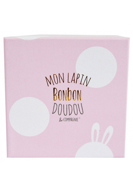 1242 DouDou et Compagnie Lapin Bonbon Zajíček růžový PM 30cm