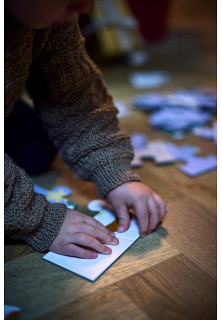 Puzzle 30ks (45x45) - wonderful winter - forest friends