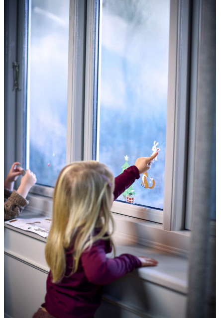 Nálepky na okno - wonder winter - forest friends