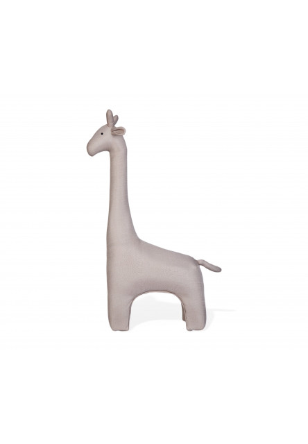 Žirafa textilní stojící Beige