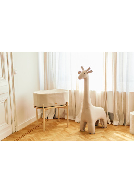 Žirafa textilní stojící Beige