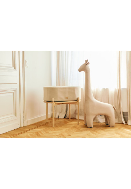 Žirafa textilní stojící Beige