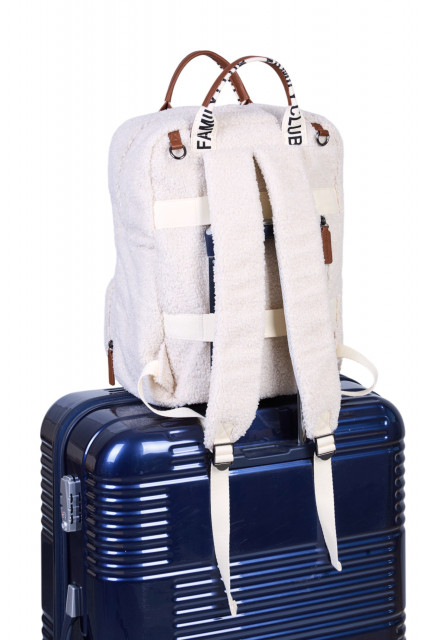 Přebalovací batoh Family Club Signature Teddy Off White