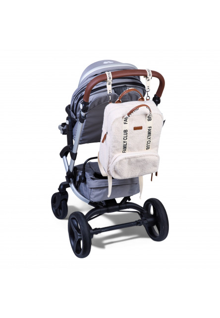 Přebalovací batoh Family Club Signature Teddy Off White