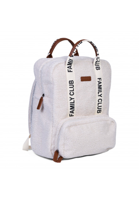Přebalovací batoh Family Club Signature Teddy Off White