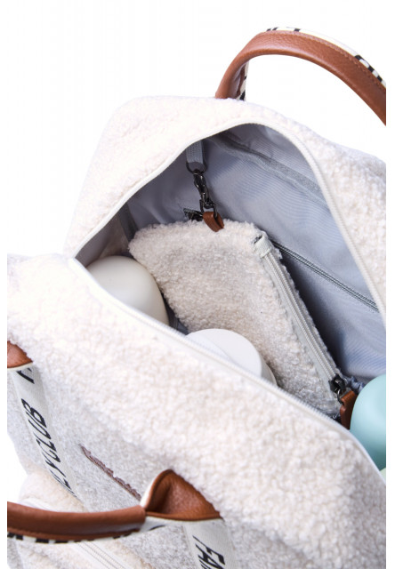 Přebalovací batoh Family Club Signature Teddy Off White