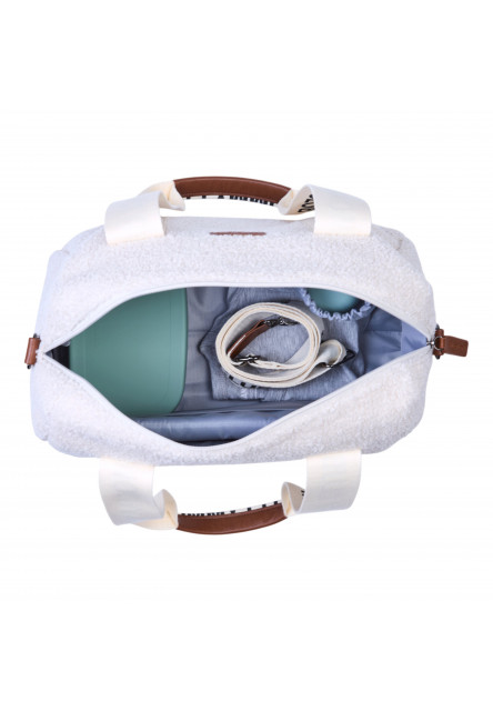 Přebalovací taška Mommy Club Signature Teddy Off White
