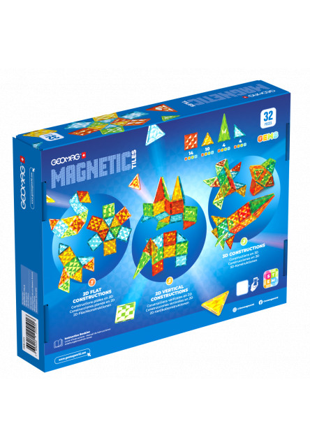 Magnetic Tiles 32 dílků