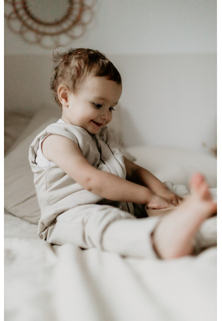 Celoroční spací pytel s nohavicemi Sleepee Green Forest XS