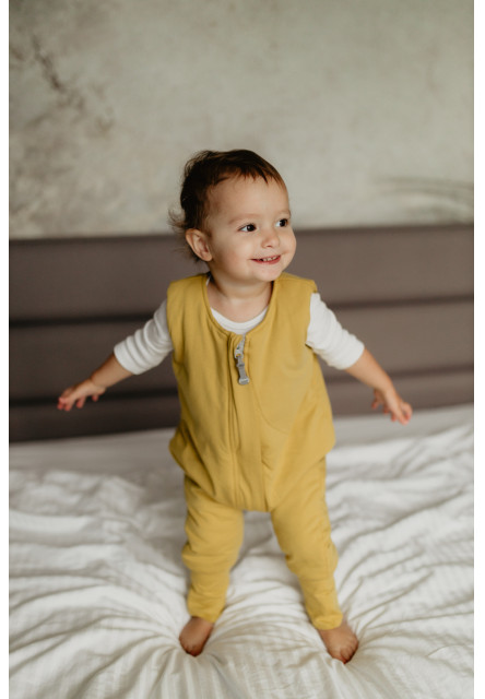 Celoroční spací pytel s nohavicemi Sleepee Green Forest XS