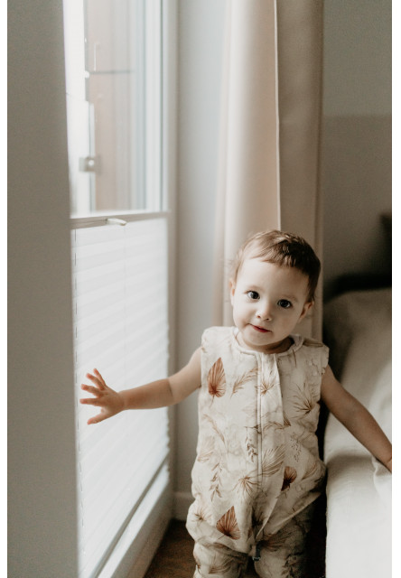 Celoroční spací pytel s nohavicemi Sleepee Green Forest XS