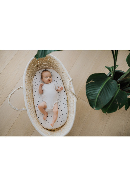 Prostěradlo Sleepee We Care do kočárku, košíku a kolébky Green Forest