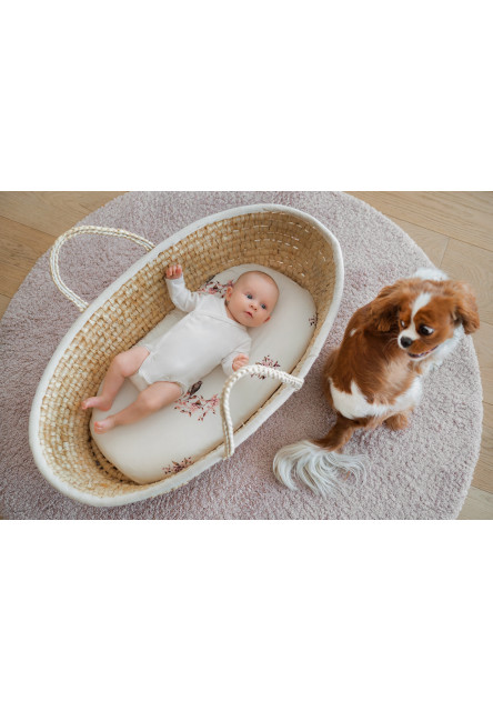 Prostěradlo Sleepee We Care do kočárku, košíku a kolébky Green Forest