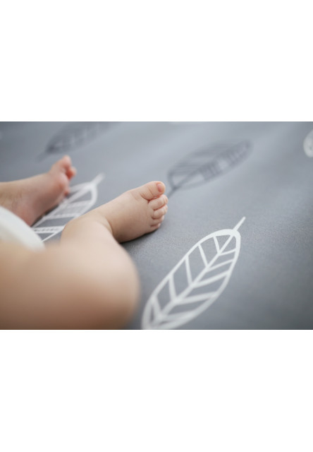 Prostěradlo Sleepee We Care do kočárku, košíku a kolébky Ivory Forest