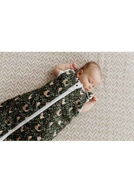 Spací pytel Sleepee Newborn Green Forest