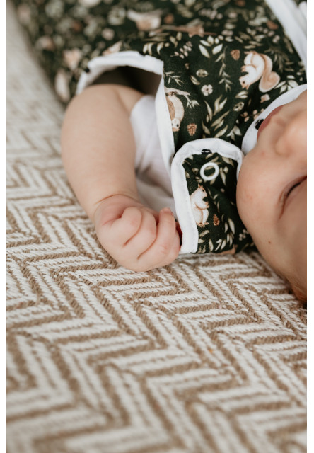 Spací pytel Sleepee Newborn Green Forest