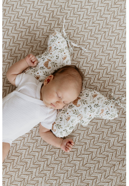 Stabilizační polštářek Sleepee Butterfly pillow Ivory Forest