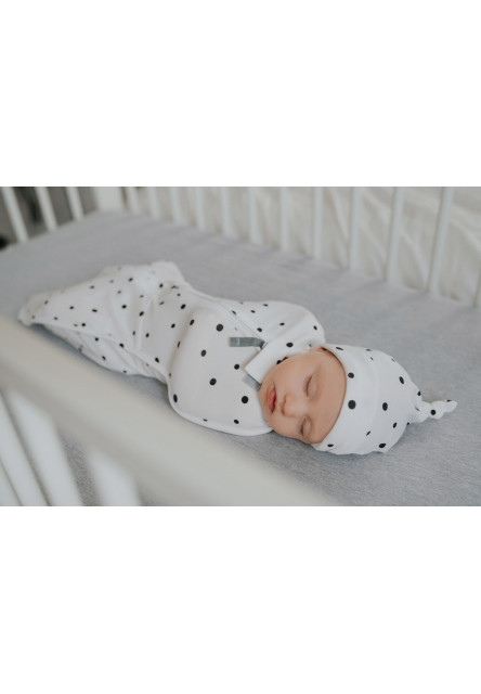 Zavinovačka Sleepee First Step Swaddle s čepičkou zdarma Ivory Forest