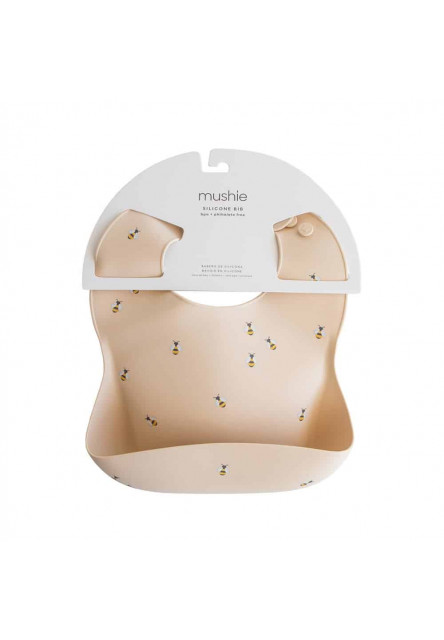 Silikónový podbradník mushie - circus