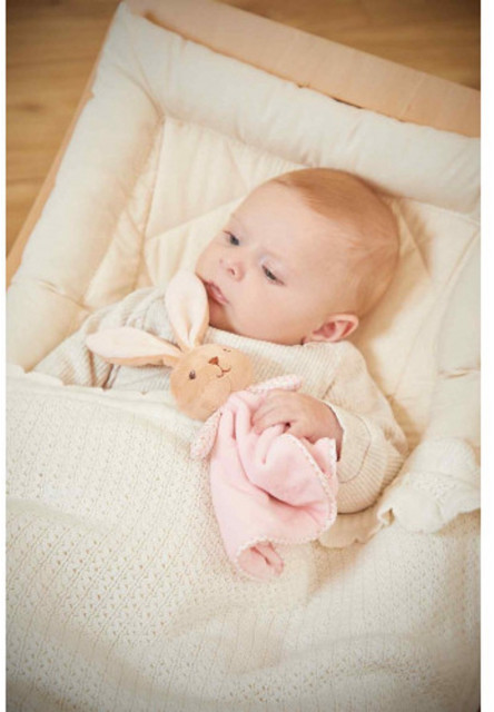 Intemporel Plyšový mojkáčik pre bábätko Zajačik ružový