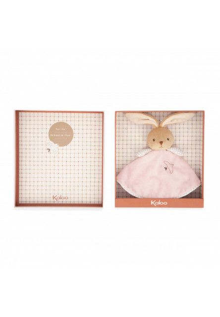 Intemporel Plyšový mojkáčik pre bábätko Zajačik ružový